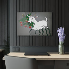 Load image into Gallery viewer, Spider Goat Print (French Cleat Hanging)