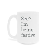 Load image into Gallery viewer, Spider Goat Festive Ceramic Mug (11oz\15oz\20oz)
