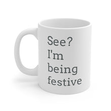 Load image into Gallery viewer, Spider Goat Festive Ceramic Mug (11oz\15oz\20oz)
