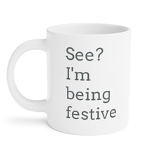 Load image into Gallery viewer, Spider Goat Festive Ceramic Mug (11oz\15oz\20oz)
