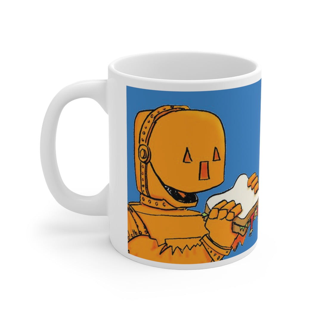 Hungry Robot Ceramic Mug (11oz\15oz\20oz)