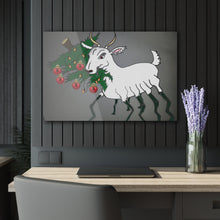 Load image into Gallery viewer, Spider Goat Print (French Cleat Hanging)
